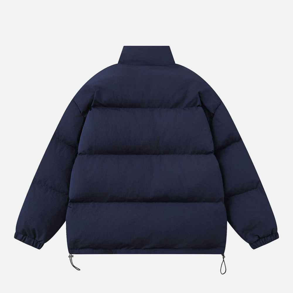 Fashionable Thick Warm Casual High Neck Puffer Jacket