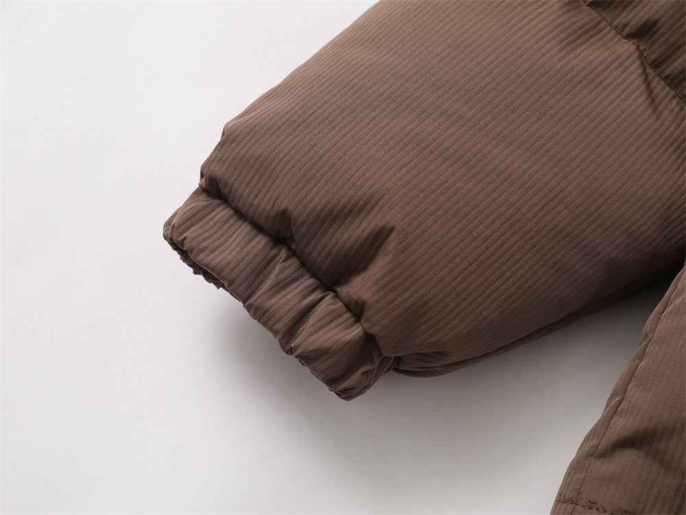 Fashionable Thick Warm Casual High Neck Puffer Jacket