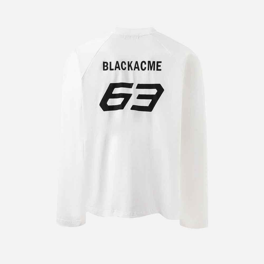 Stylish Oversized Letter Print Long Sleeve Sports T-Shirt