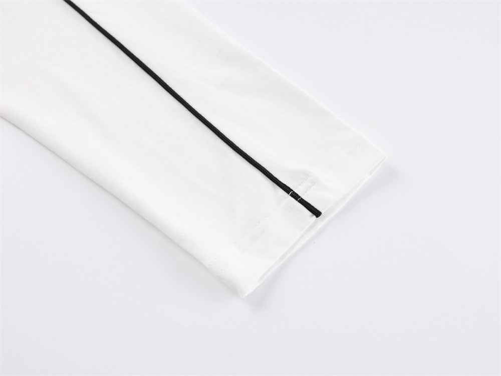 Stylish Oversized Letter Print Long Sleeve Sports T-Shirt