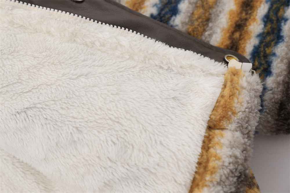 Cozy Flattering High Neck Fleece Furry Jacket