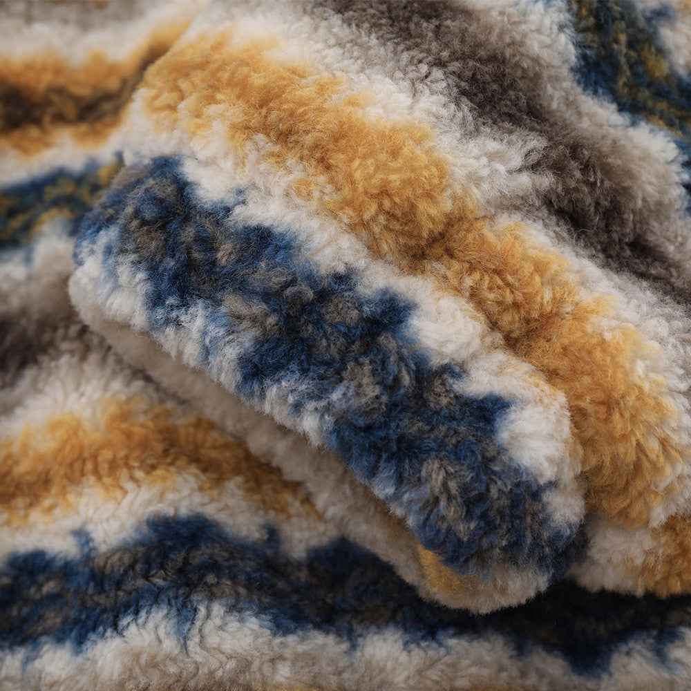Cozy Flattering High Neck Fleece Furry Jacket