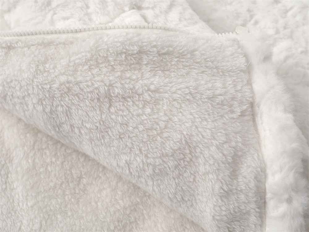 Y2K Cozy Cat Ear Hooded Fleece Furry Jacket