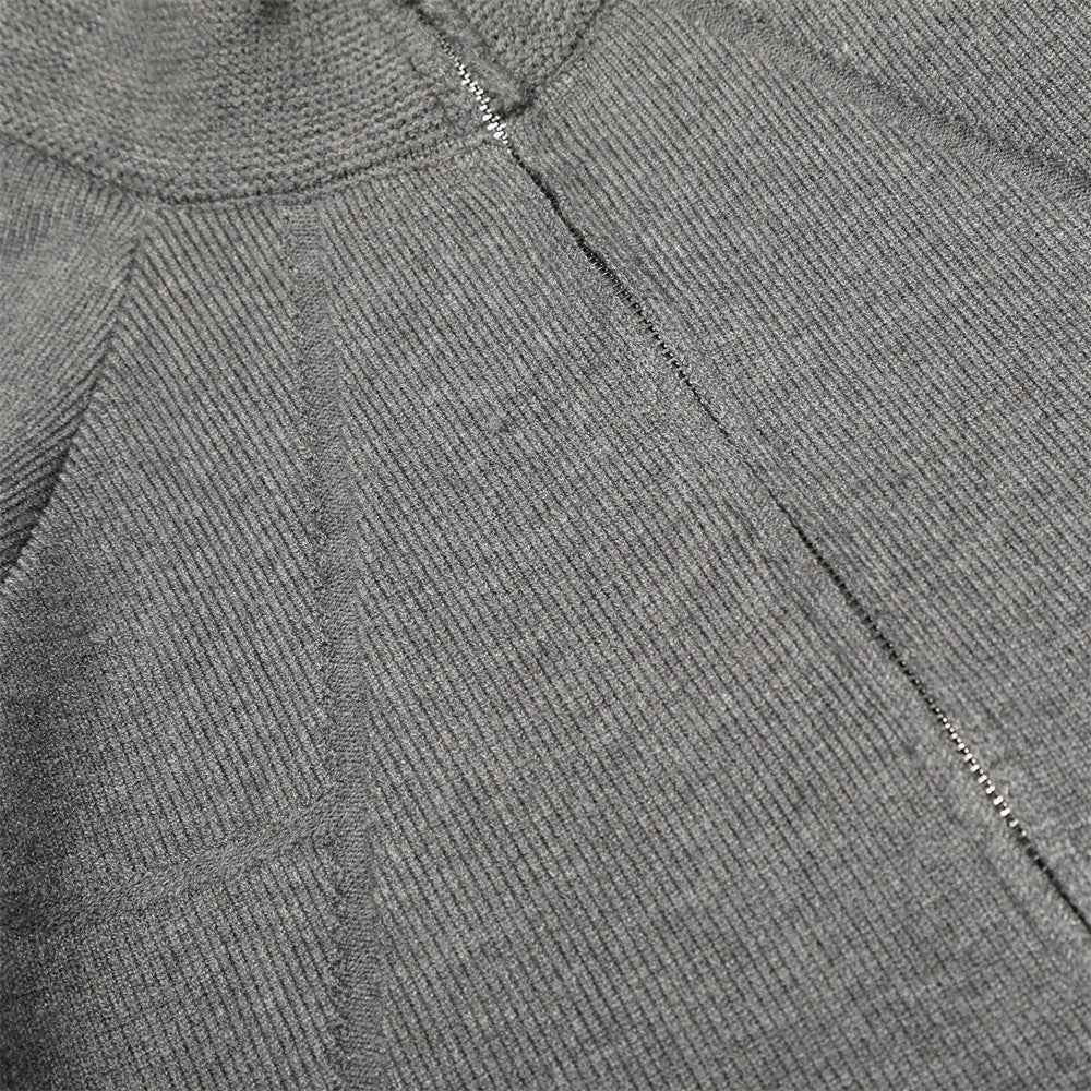 Retro Stylish High Collar Knit Zip-Up Cardigan