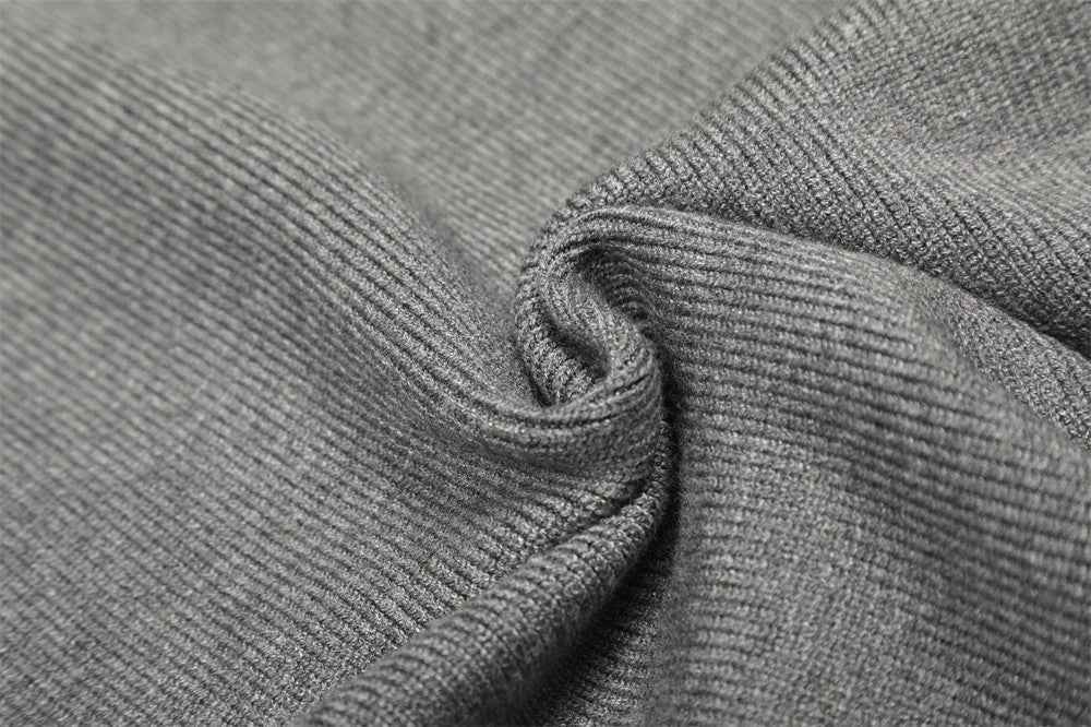 Retro Stylish High Collar Knit Zip-Up Cardigan