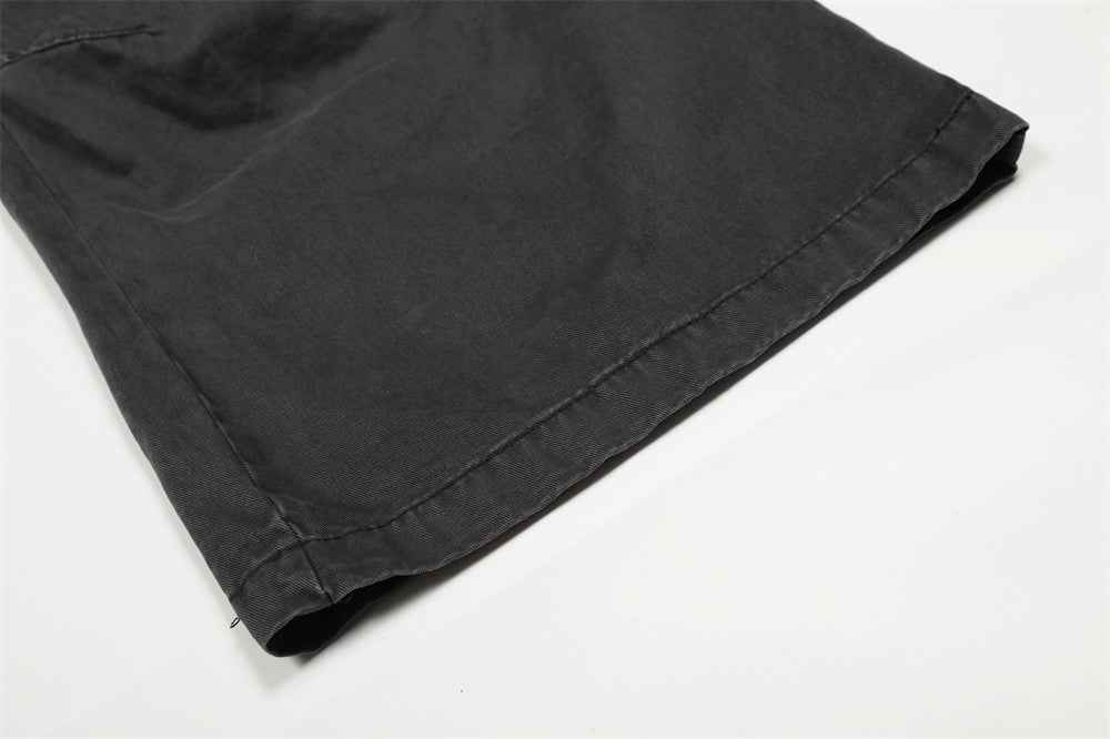 Durable Streetwear Loose Fit Pleated Cargo Pants