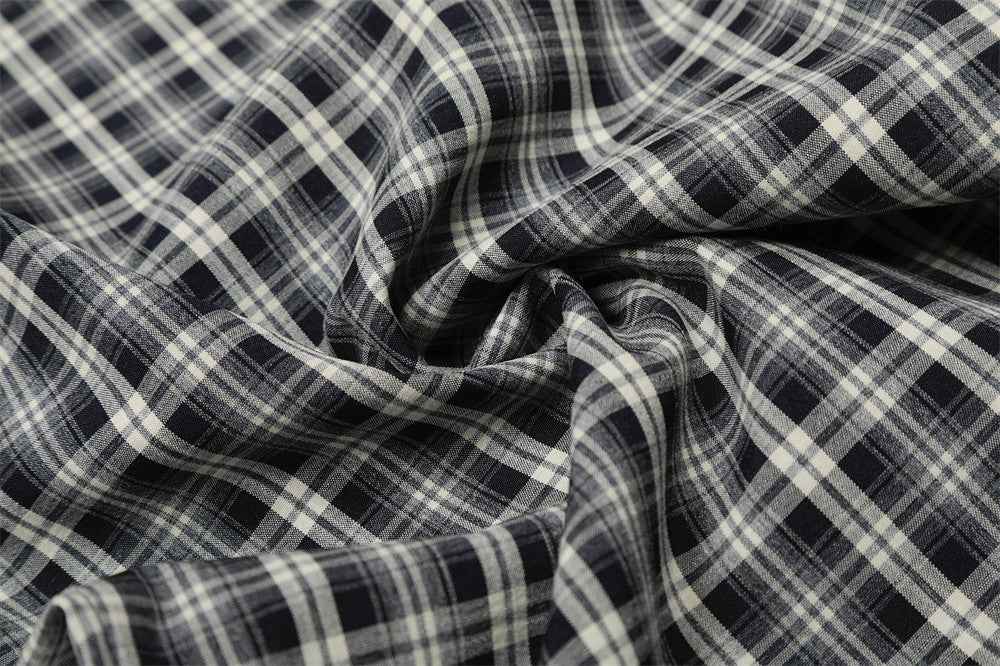 Retro Relaxed Plaid Casual Wide Leg Jogger