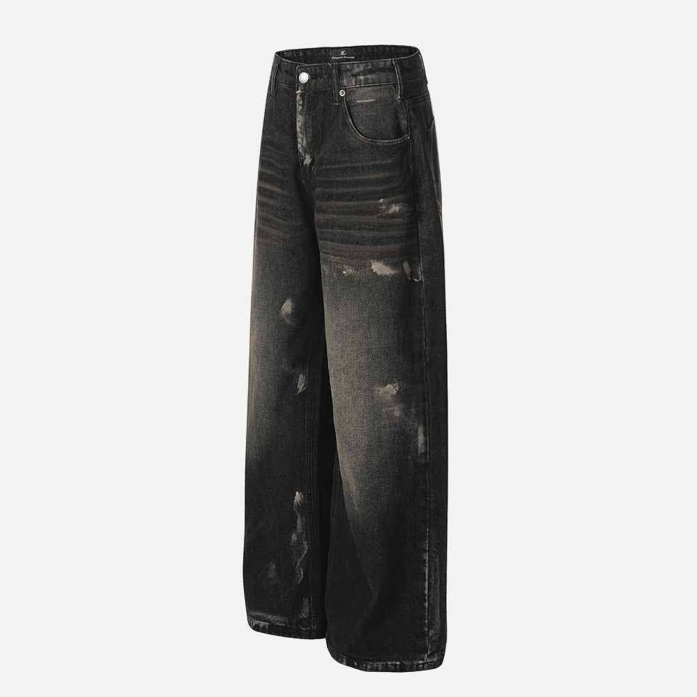 Streetwear Casual Distressed Denim Jeans