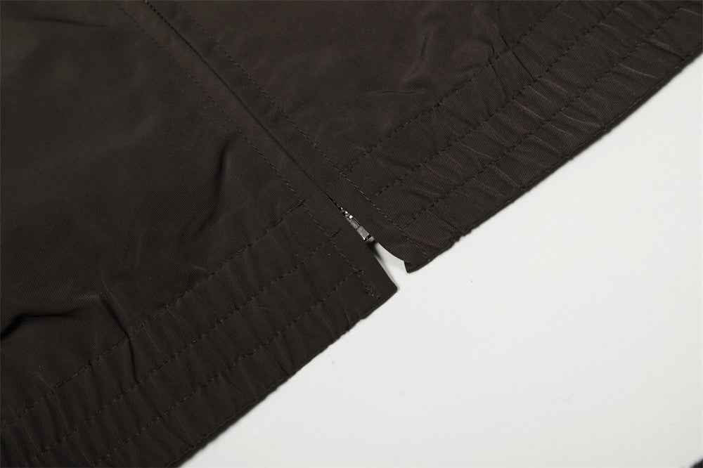 Vintage Cleanfit Minimalist Zip Pocket Pilot Jacket