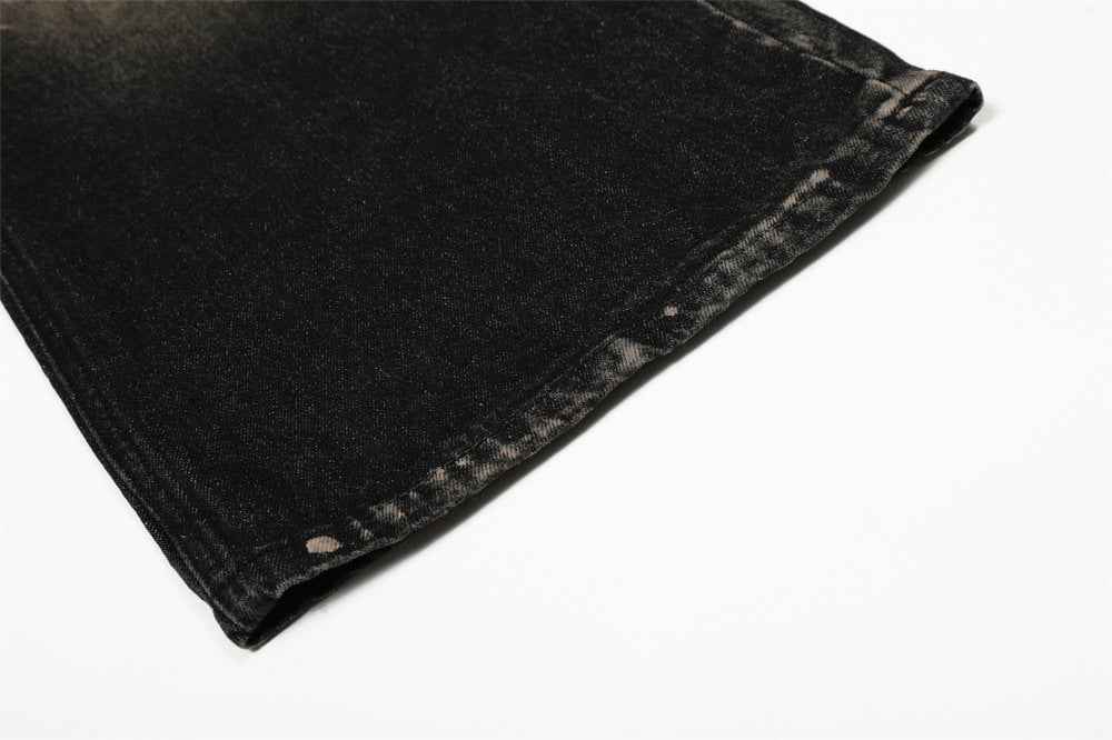 Streetwear Casual Distressed Denim Jeans