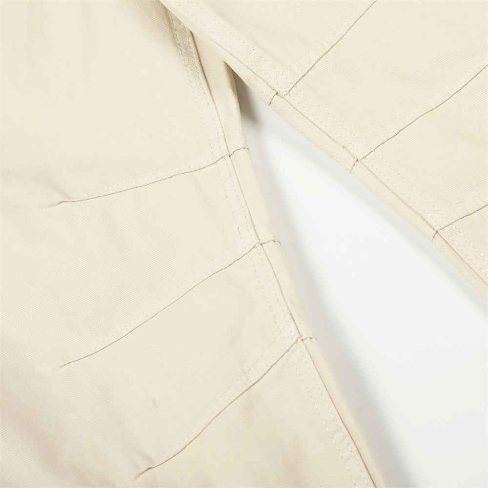 Insulated Sharp Curved Wide Leg Pants