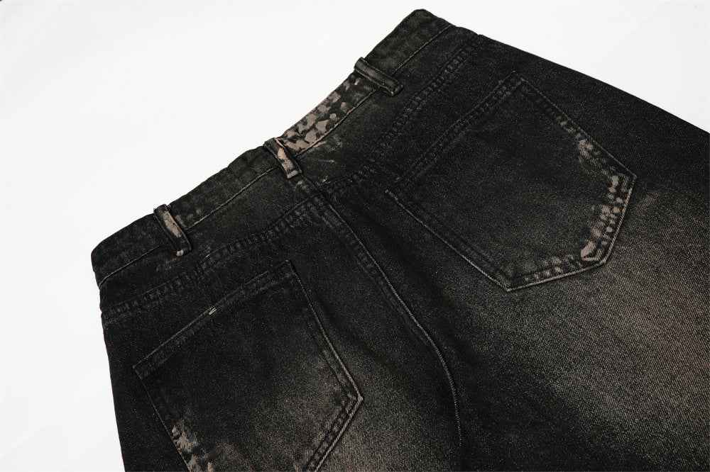 Streetwear Casual Distressed Denim Jeans