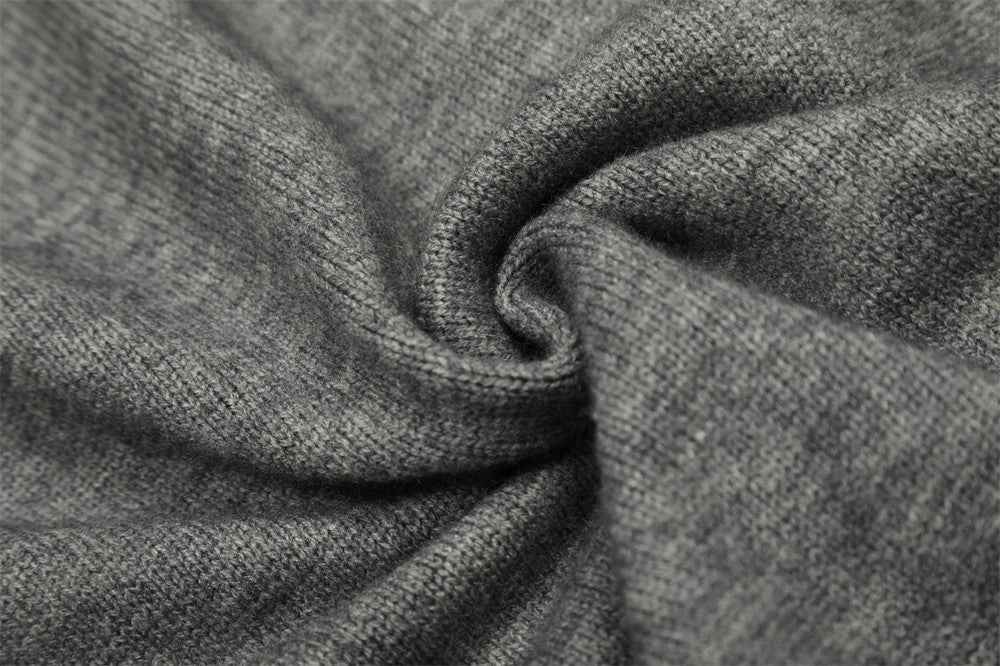 Stylish Solid Color Oversized Hooded Knit Cardigan