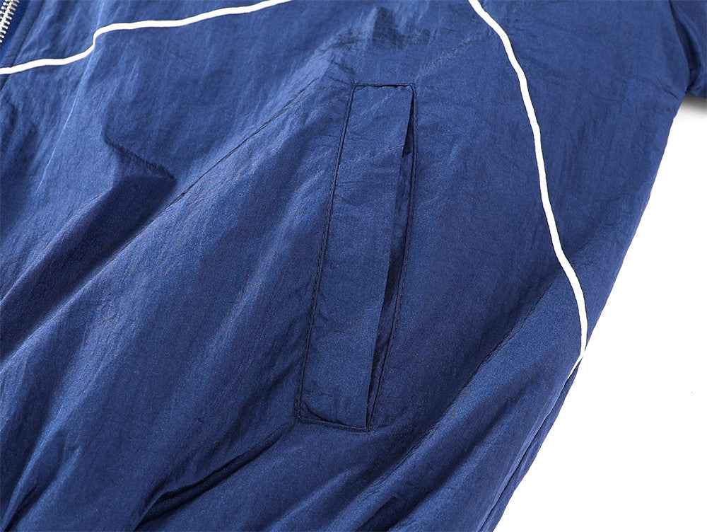 Cozy Warm Loose Fit High Neck Windbreaker Jacket