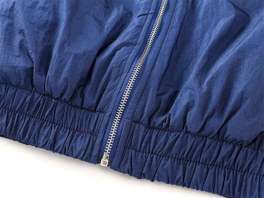 Cozy Warm Loose Fit High Neck Windbreaker Jacket