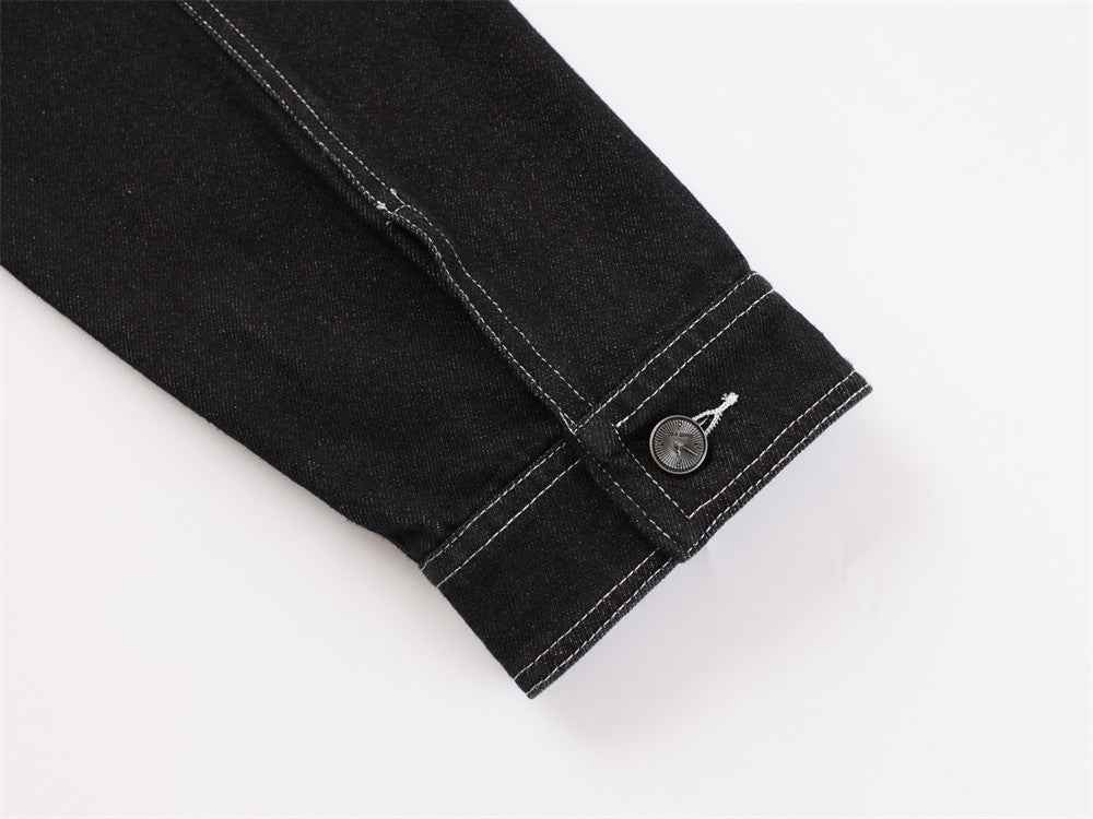 Heavy Duty Deconstructed Patchwork Denim Jacket