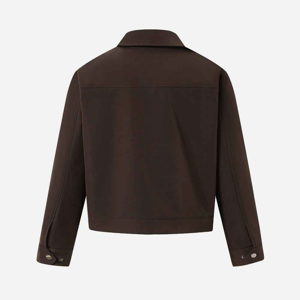 Stylish Retro Stand Collar Pilot Casual Jacket