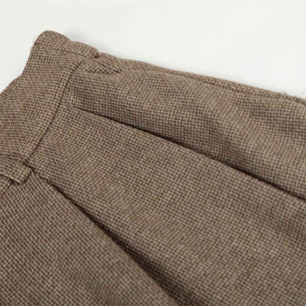 Stylish Relaxed Pleated Casual Suit Pants