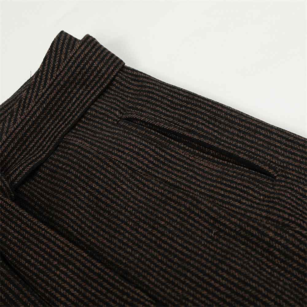 European Style Loose Casual Solid Color Pants