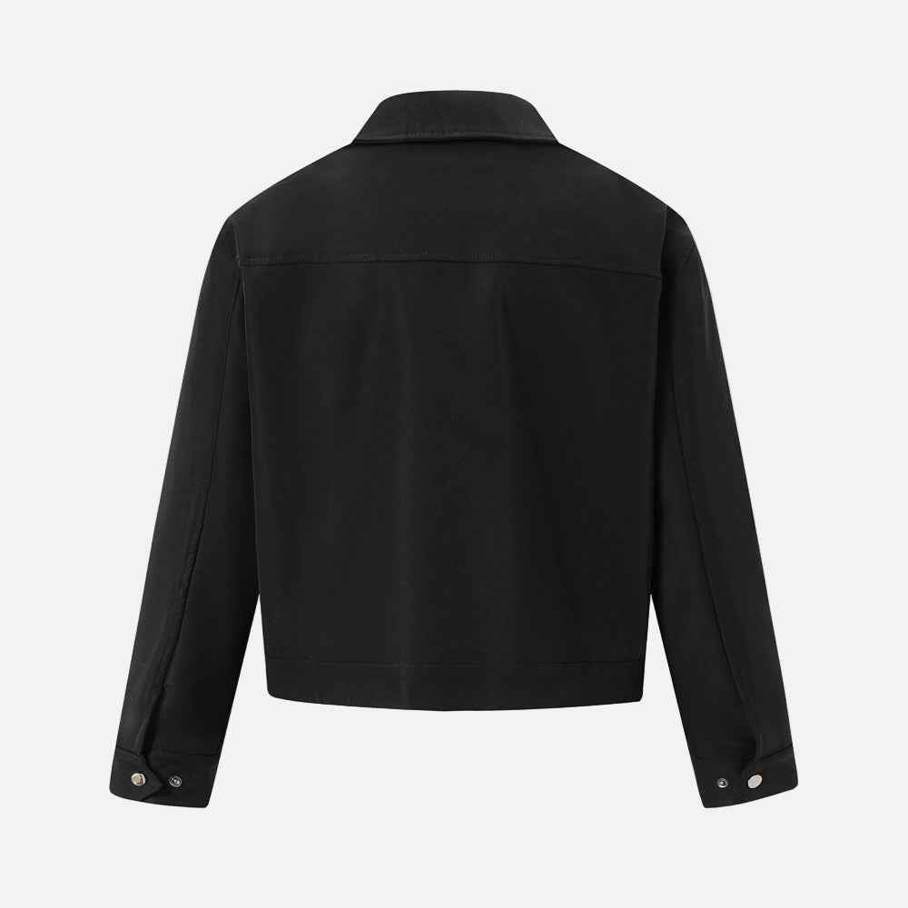 Stylish Retro Stand Collar Pilot Casual Jacket