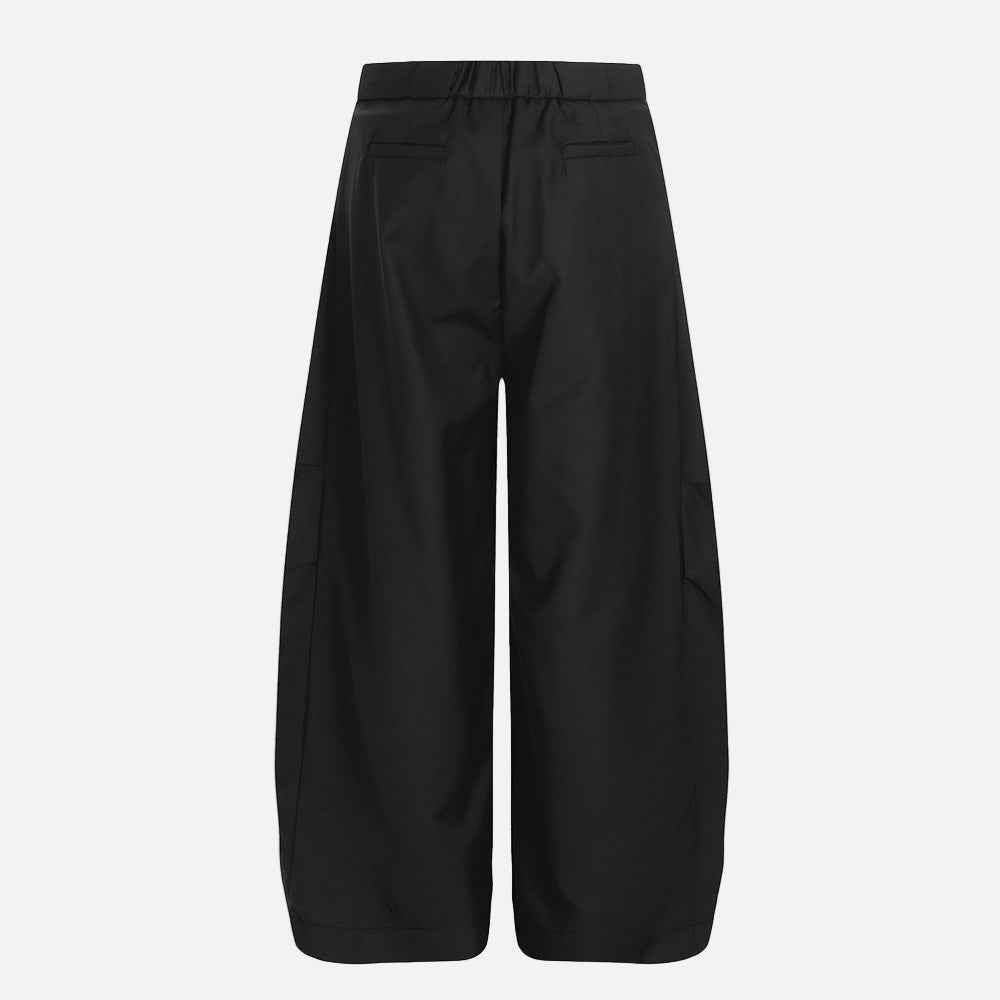 Casual Loose Fit Wide Leg Pleated Suit Pants
