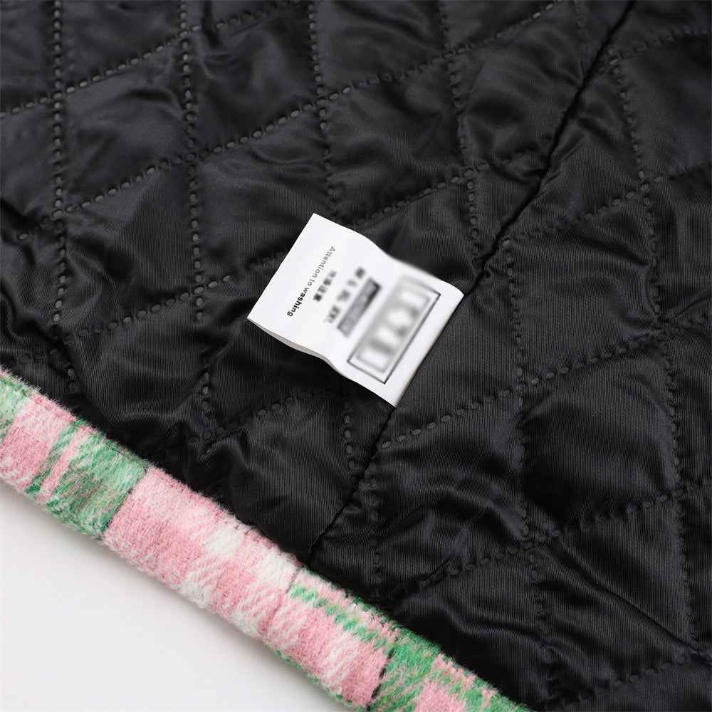 Breathable Hip Hop Retro Plaid Zip-Up Shirt