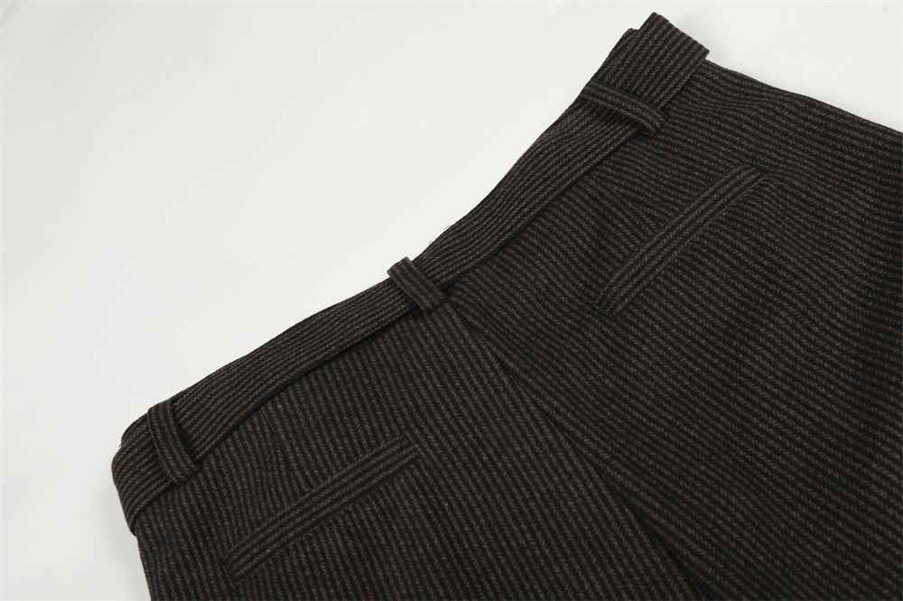 European Style Loose Casual Solid Color Pants