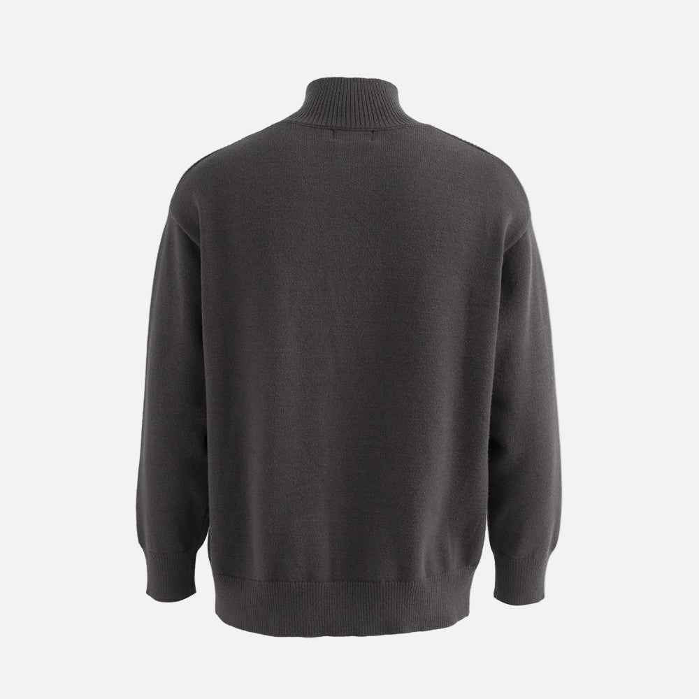 Stylish Chic High Collar Knit Casual Sweater