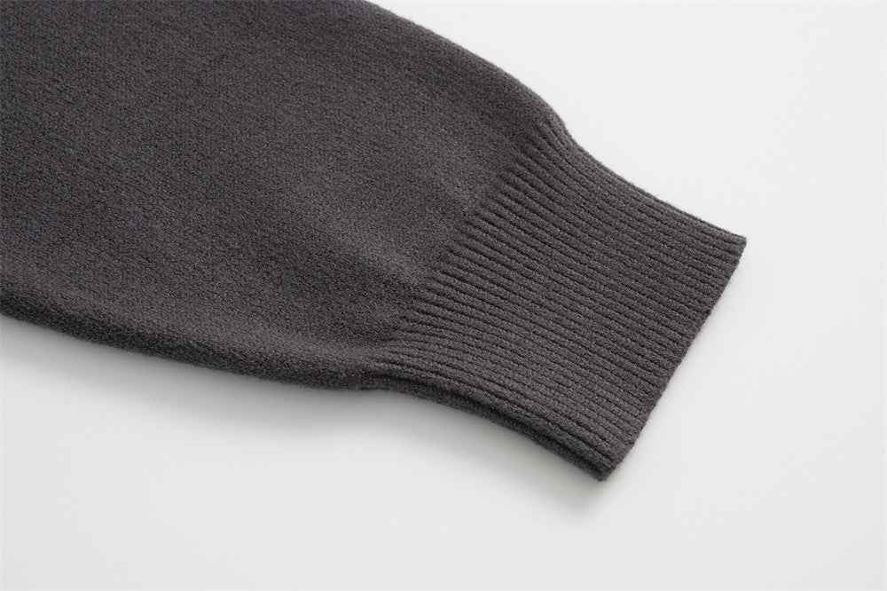 Stylish Chic High Collar Knit Casual Sweater