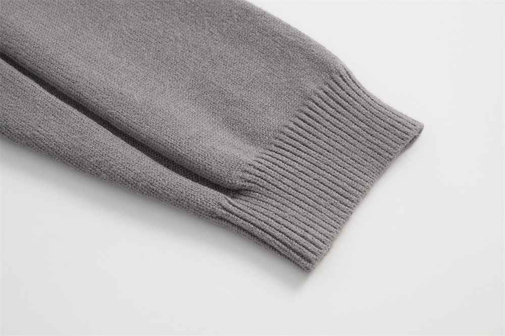 Winter Cozy Twist Knit Single Breasted Button Cardigan