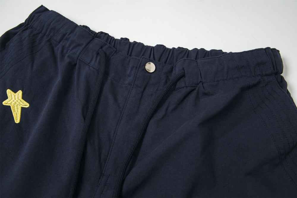 Stylish European Star Embroidered Wide Leg Pants