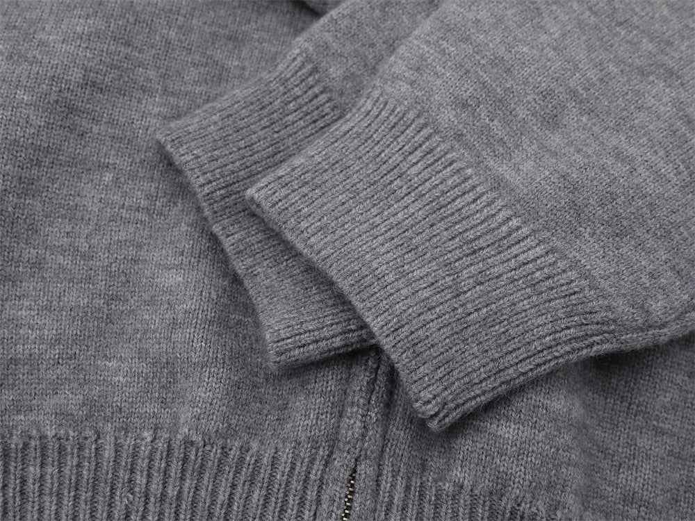 Retro Cozy Knit Hooded Sweatshirt & Short
