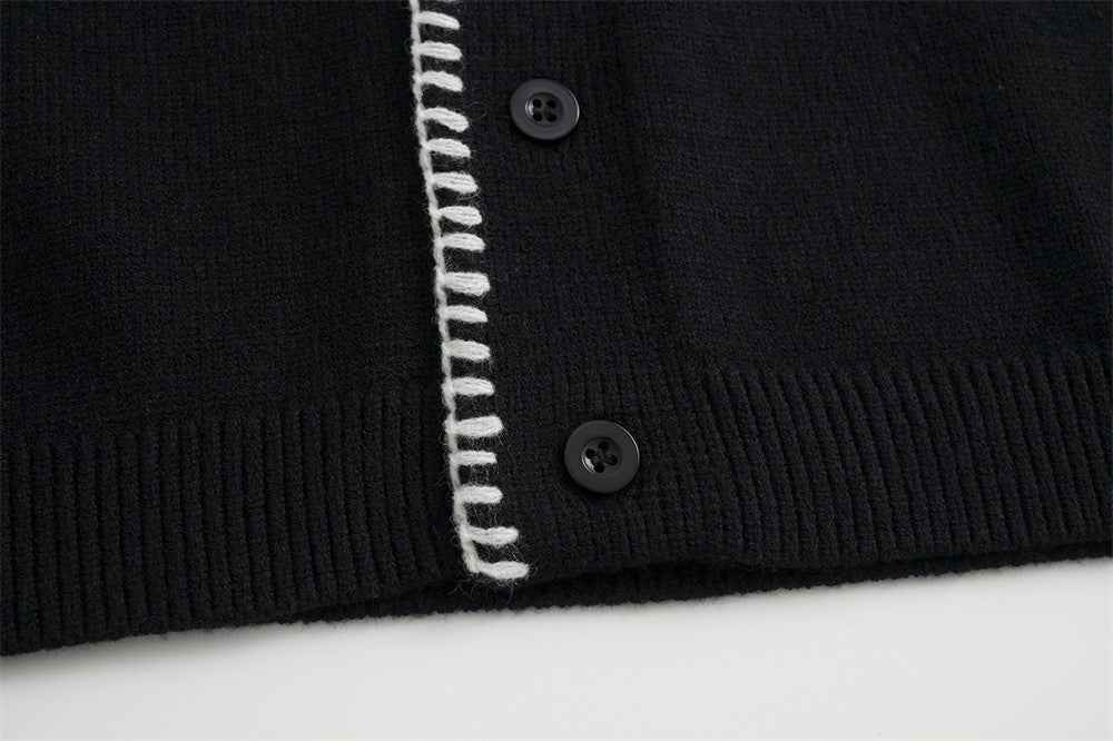 Insulated Cozy Oversized Knit Casual Cardigan