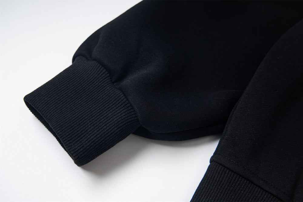 Y2K Stylish Oversized Zip-Up Hooded Sweatshirt