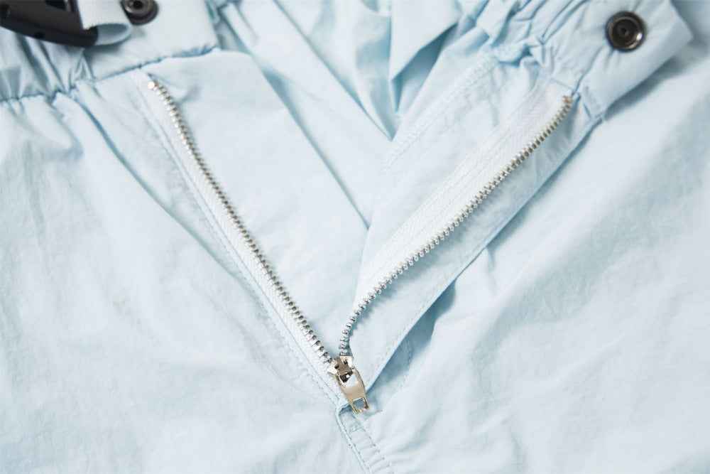 Y2K Oversize Belted Functional Casual Pants