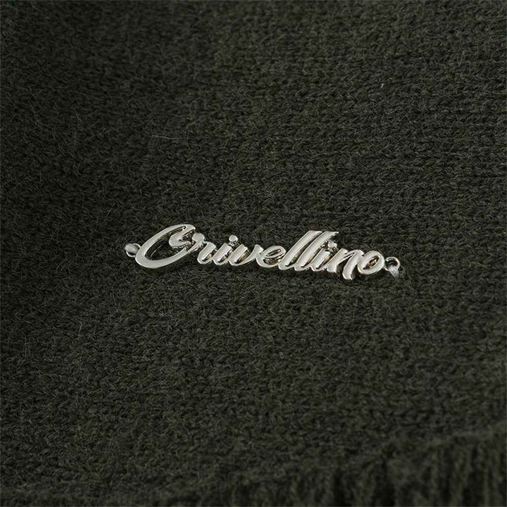 Trendy Loose Fit Ripped Crewneck Sweater