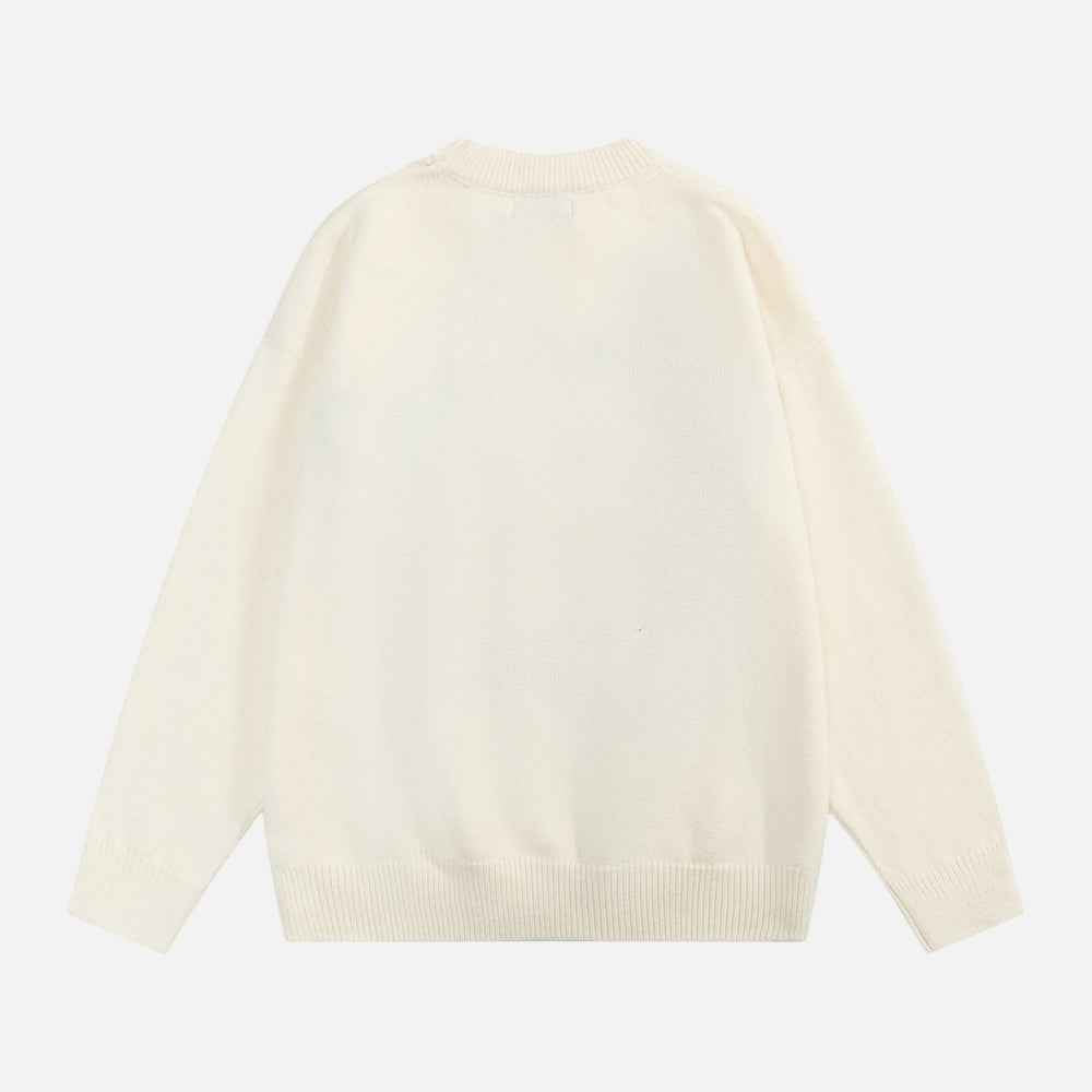Spring Cartoon Hip Hop Crewneck Sweater