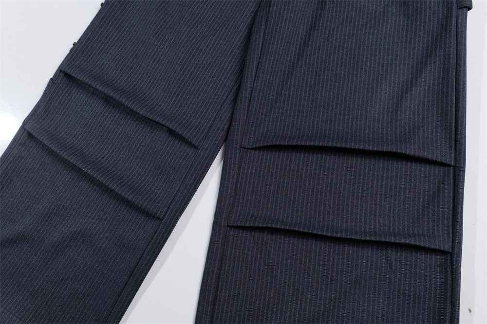 Y2K Vertical Paratrooper Sporty Cargo Pants