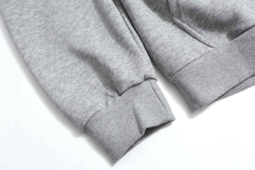 Heart Shaped Zipper Faux Furr Hooded Sweatshirt