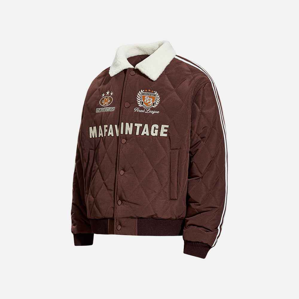 Embroidered American Badge Baseball Jacket