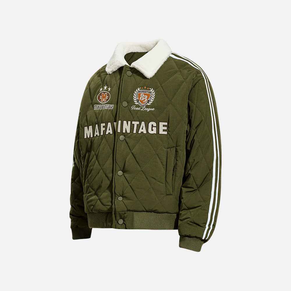 Embroidered American Badge Baseball Jacket