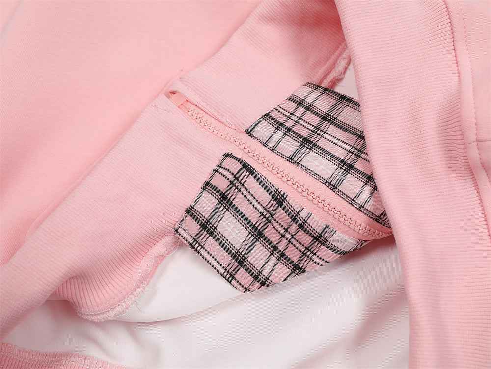 Stylish American Vibe Loose Zip-Up Hooded Sweatshirt