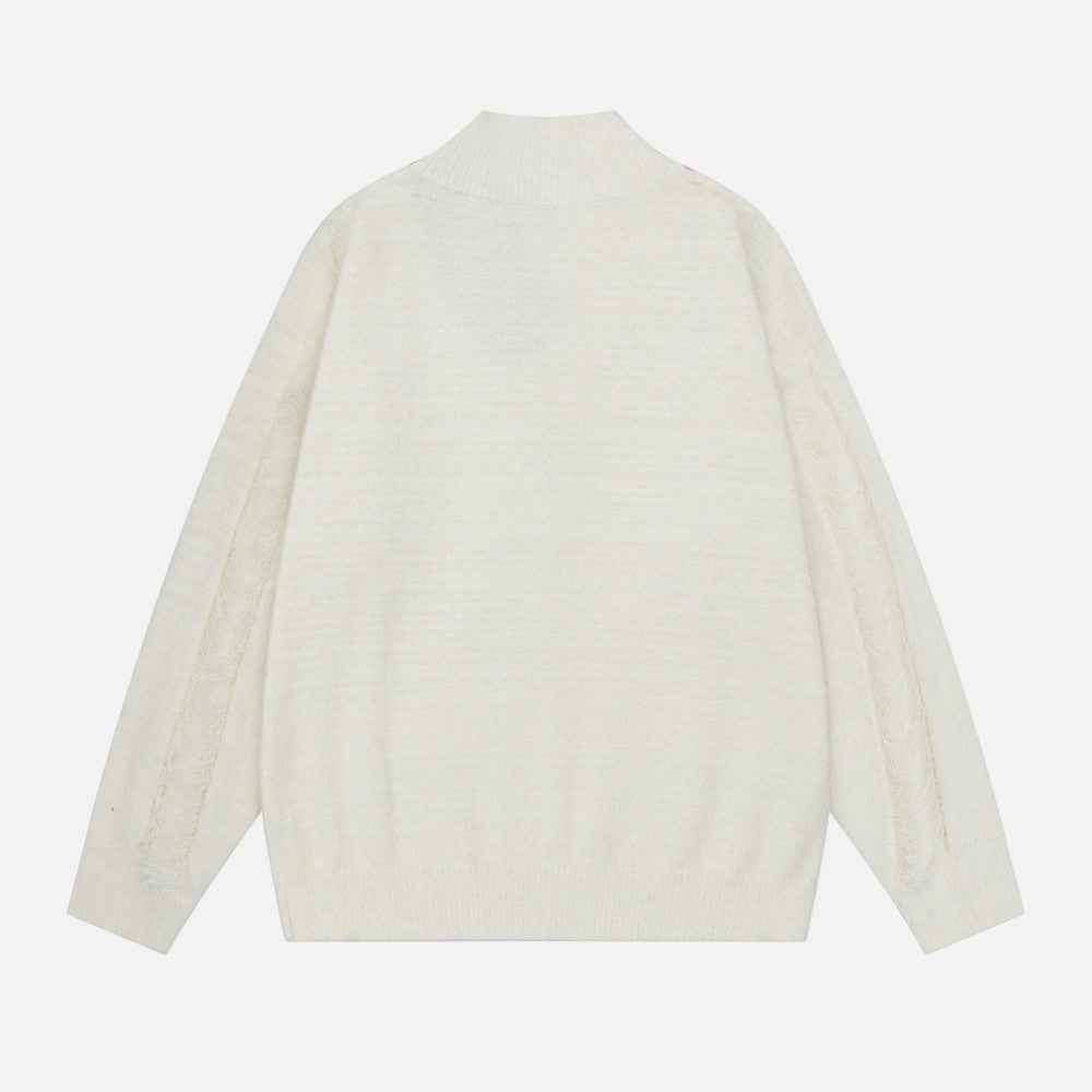 Y2K Stylish Loose Tassel V-Neck Sweater