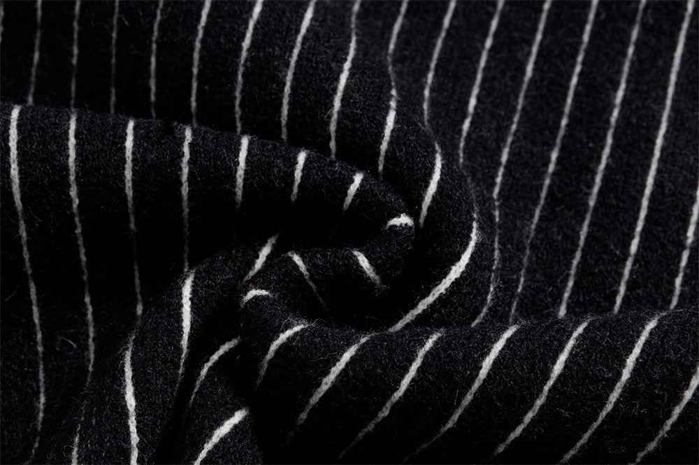 Cozy Knitted High Collar Zipper Cardigan