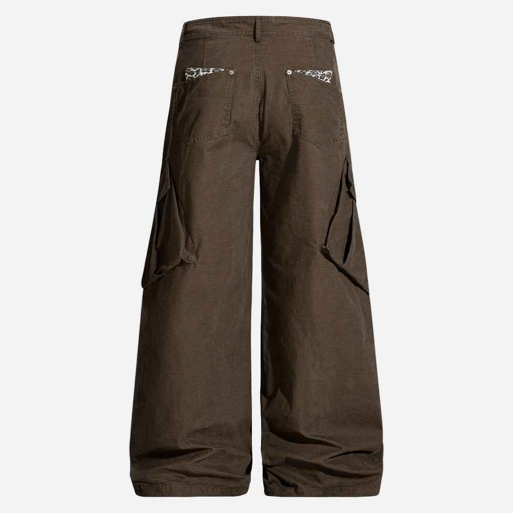 High Street Vibe Hip Hop Wide Leg Cargo Pants