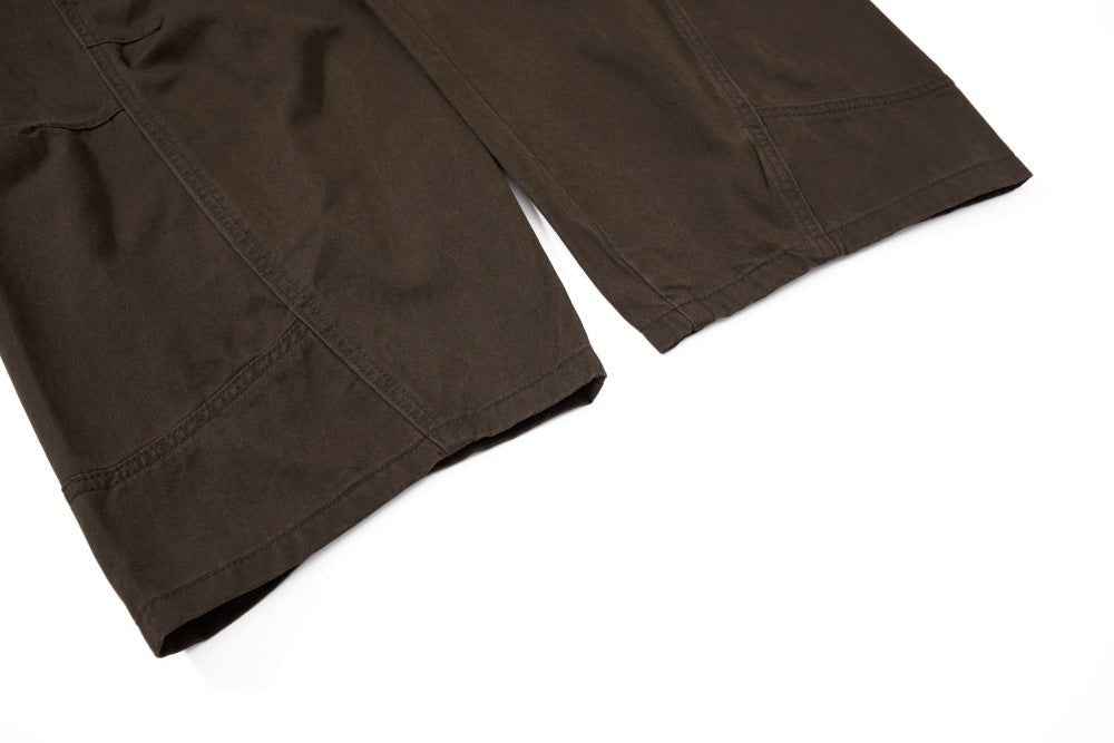 High Street Zipper Pocket Wide Leg Pants