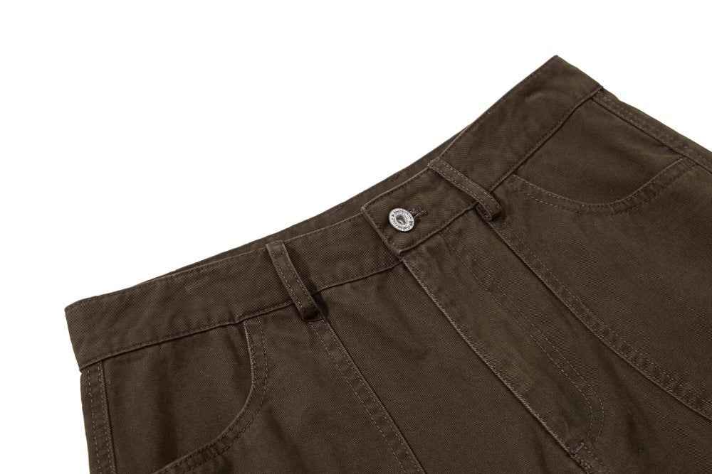 Trendy Niche Loose Flared Cargo Jeans