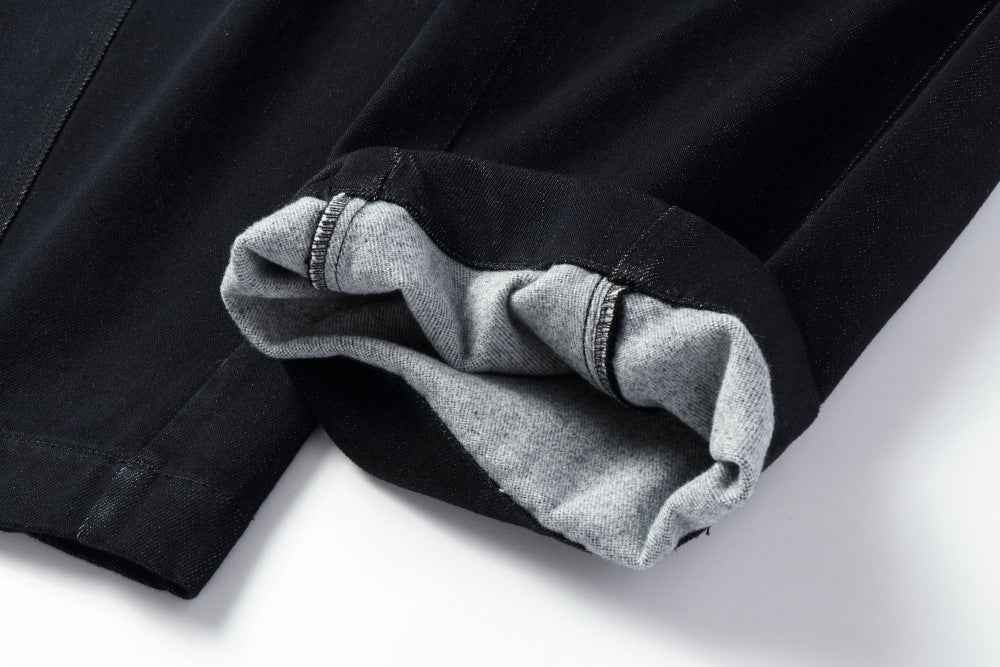 Cozy Y2K Loose Fit Fleece-Lined Jeans