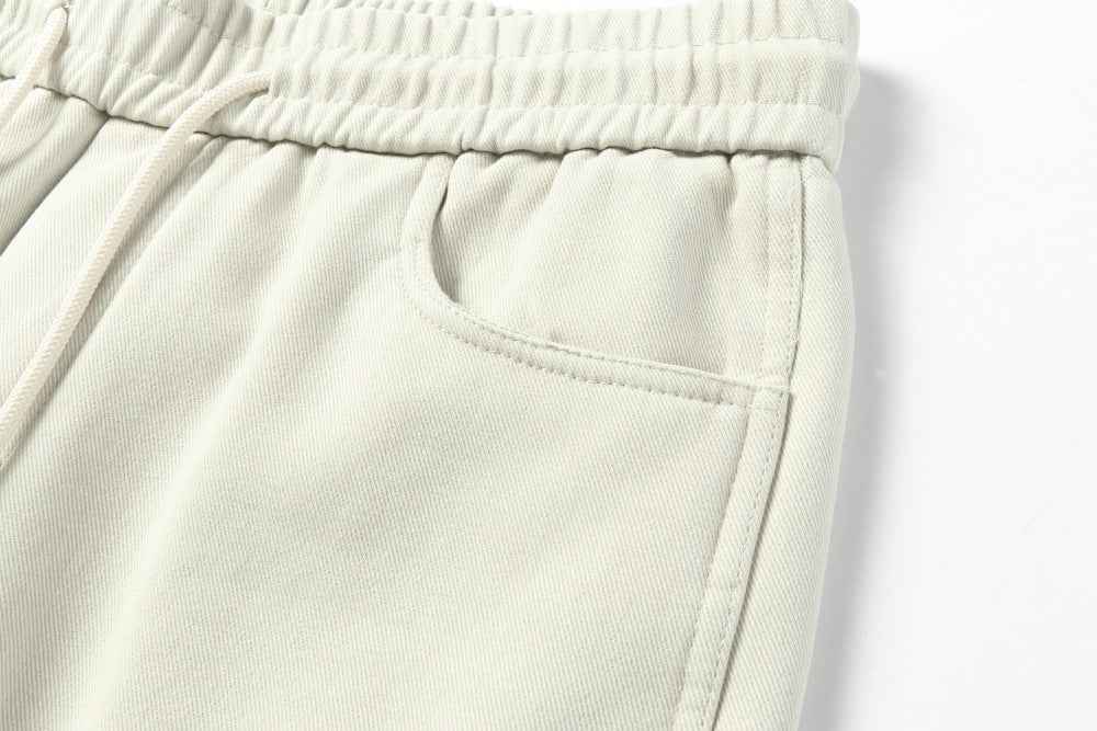 Functional Style Fleece Lined Straight Leg Pants