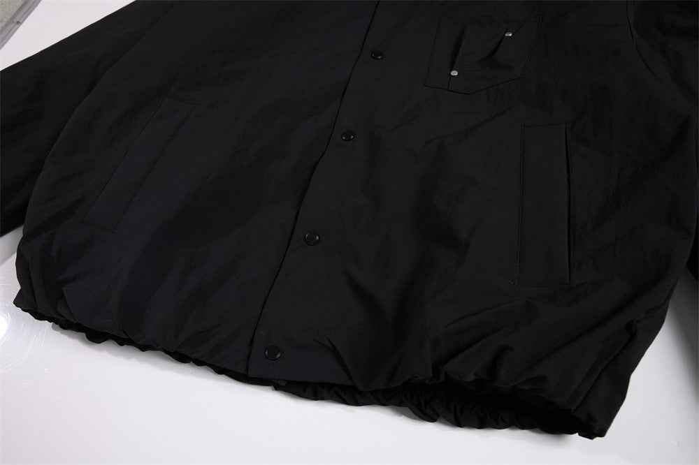 American Style Loose Lightweight Stand Collar Jacket